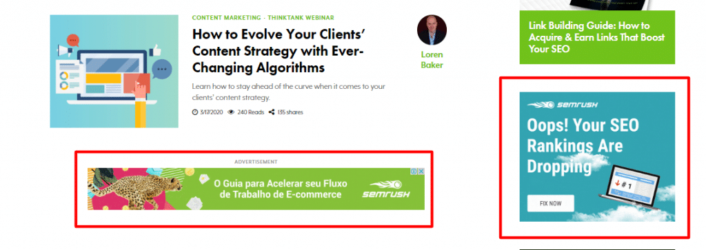 Display Advertising example
