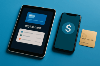 Dispositivo digital com interface de banco