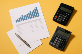 calculadoras e gráficos em papel
