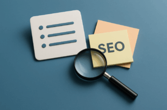 Materiais de escritório com foco em SEO.