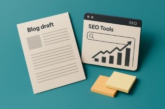 rascunho de blog e ferramentas de SEO