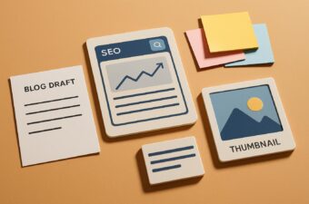 materiais de planejamento de blog e SEO