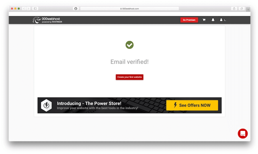 000webhost email verificado
