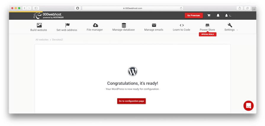 000webhost wordpress