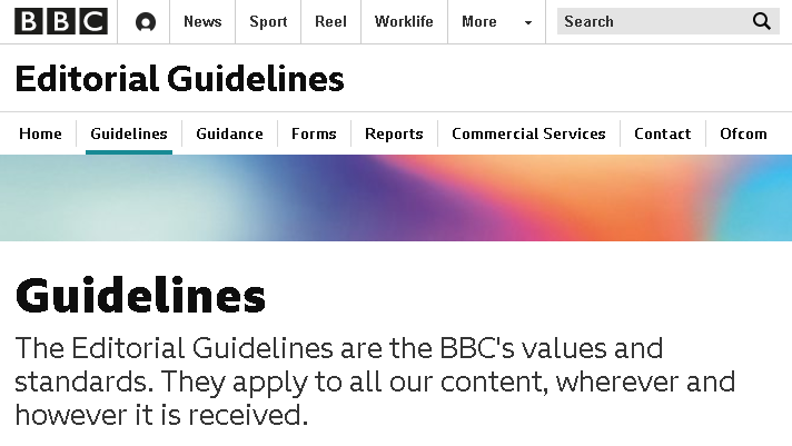 editorial piece by bbc