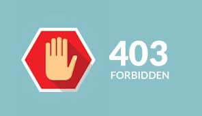 403 forbidden