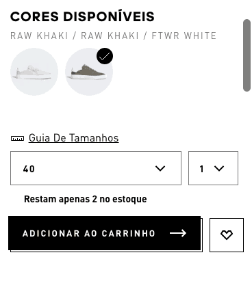 Loja Adidas online