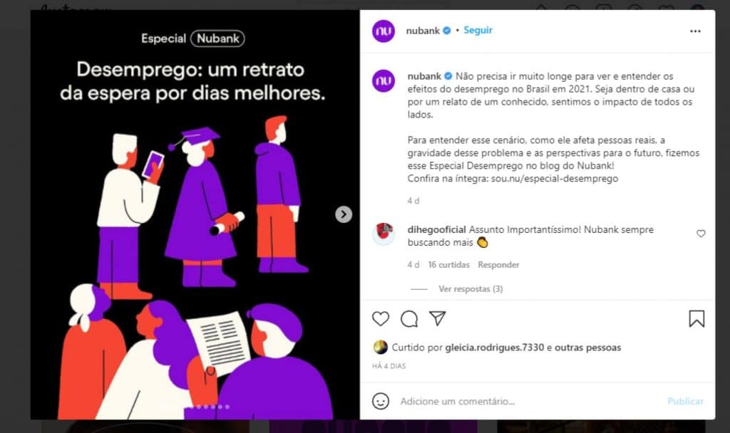 exemplos de copy para instagram