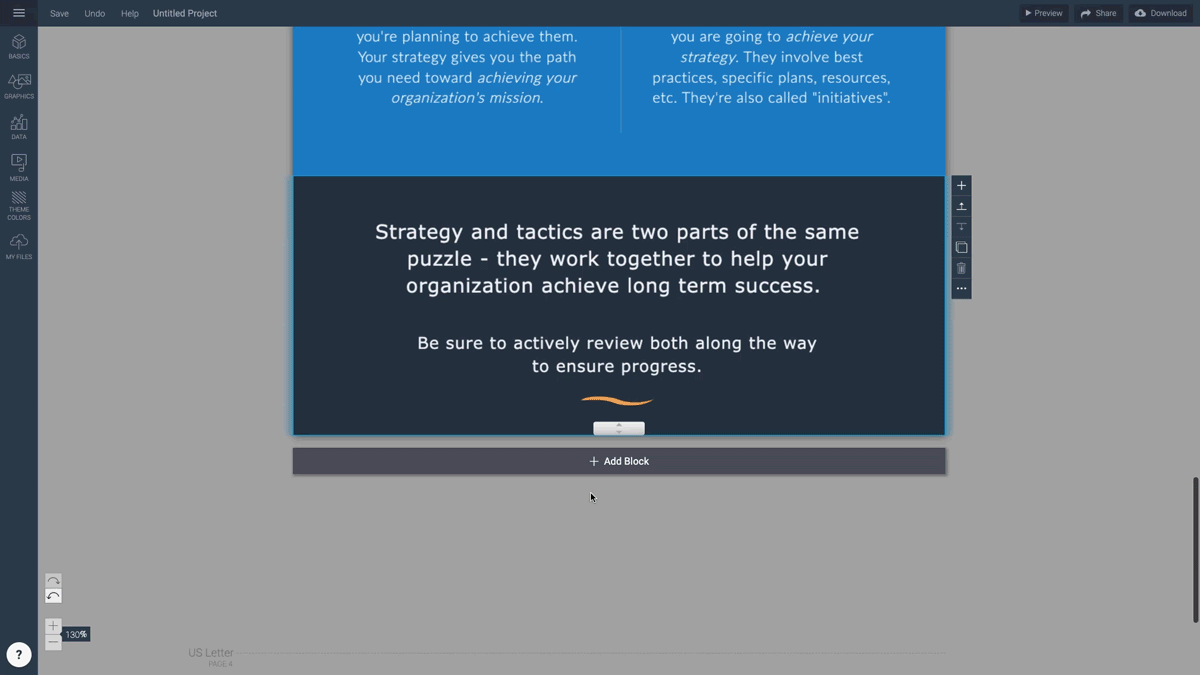 visme dashboard