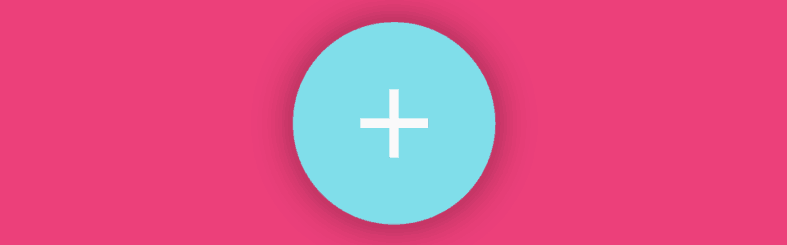 Material Design - Elemento central em foco