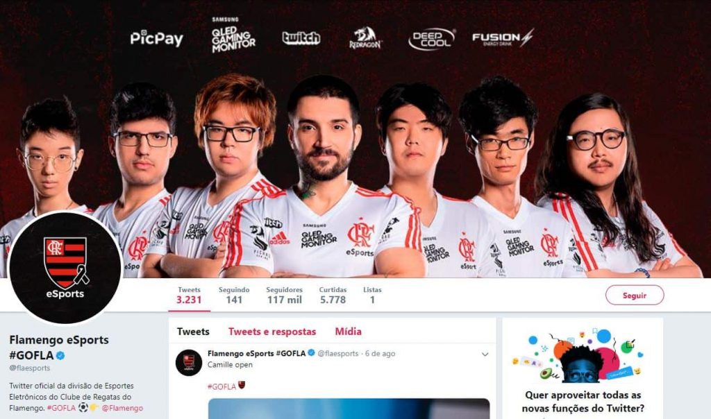 time de esports do flamengo