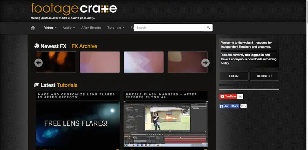 banco de vídeos footage create
