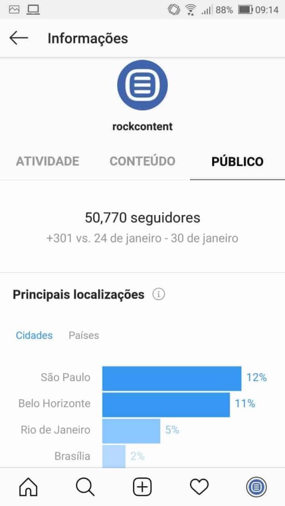 Relatório Instagram Público