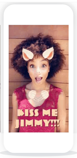 página do snapchat