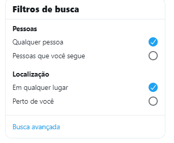 busca avançada no twitter