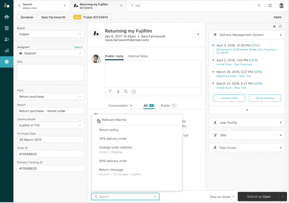zendesk ferramenta de chat
