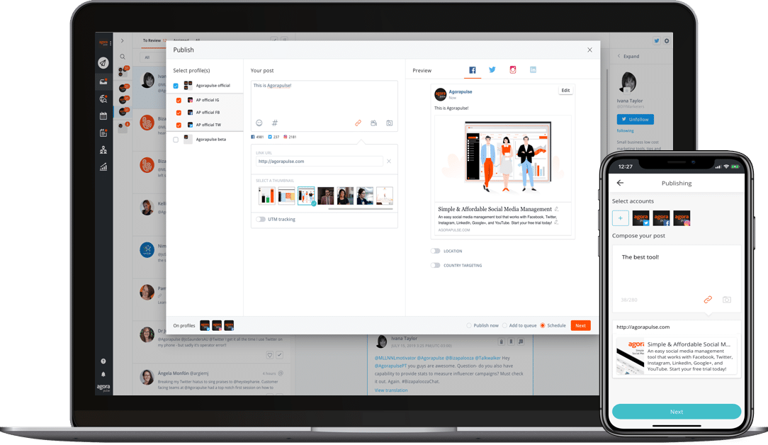 Agorapulse, social media tool