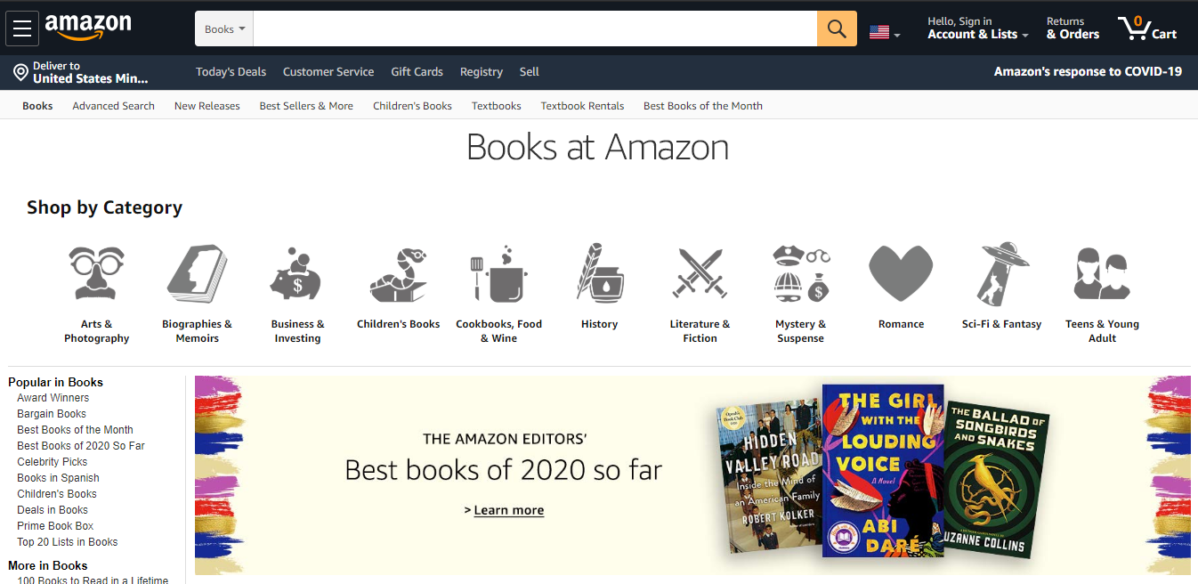 seo e web design Amazon