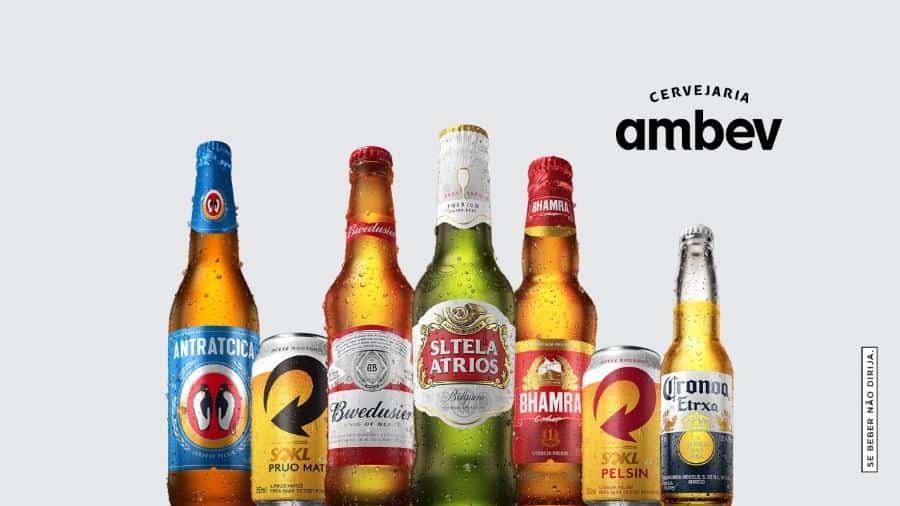 ambev troca rotulos de cervejas