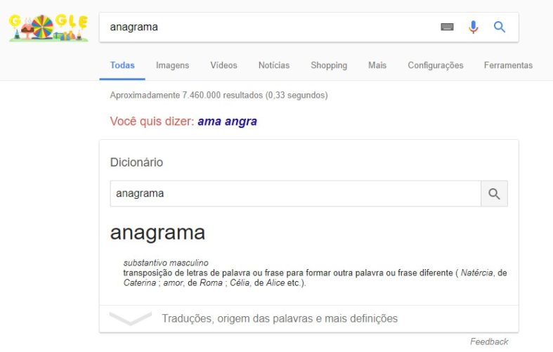 anagrama