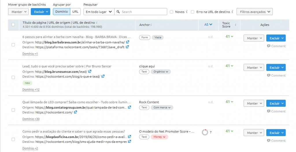 Backlinks SEMrush