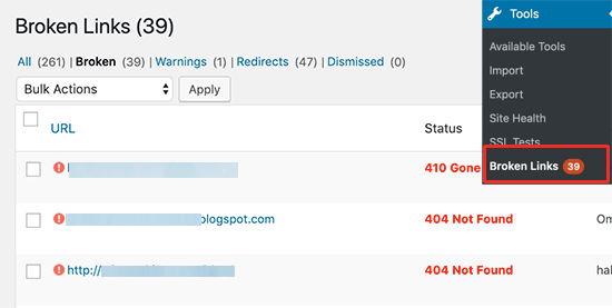 broken link checker