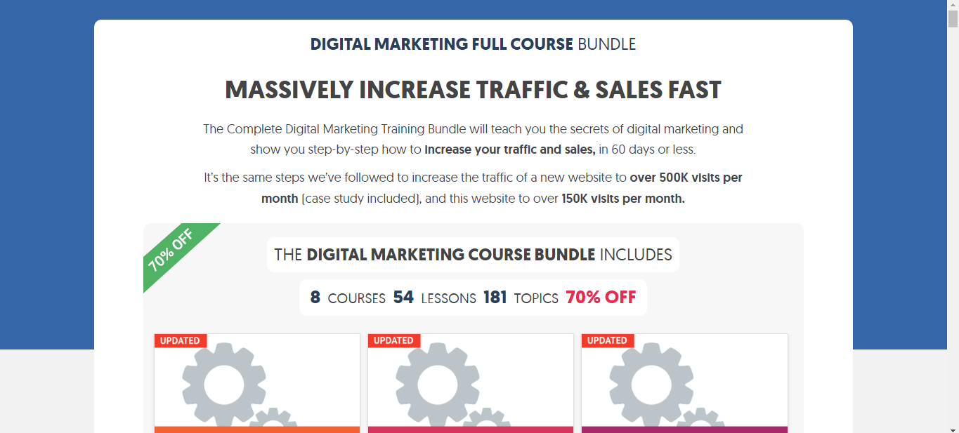 Digital Marketing Full Course Bundle on Reliablesoft Academy