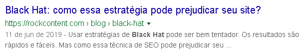 busca para black hat