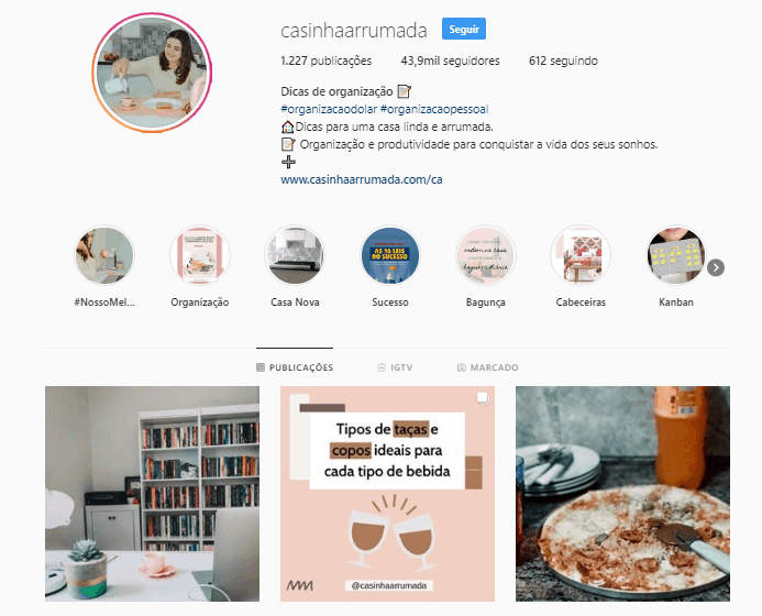 casinha arrumada