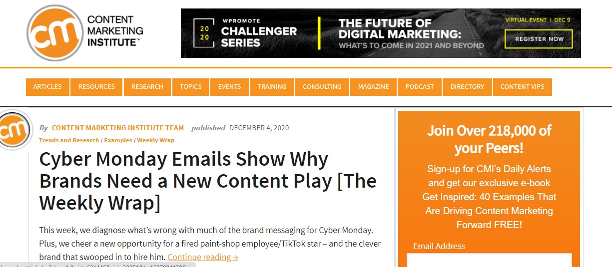 Content Marketing Institute