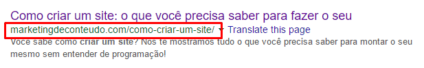 como criar um site