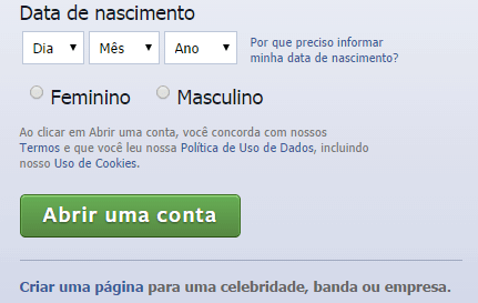 como criar uma fanpage
