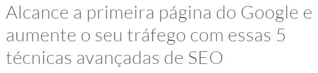 conteúdo para blog: exemplo de título interno