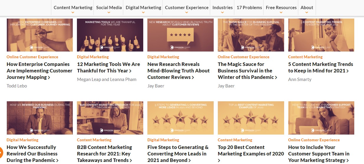 Convince and Convert - Content Marketing