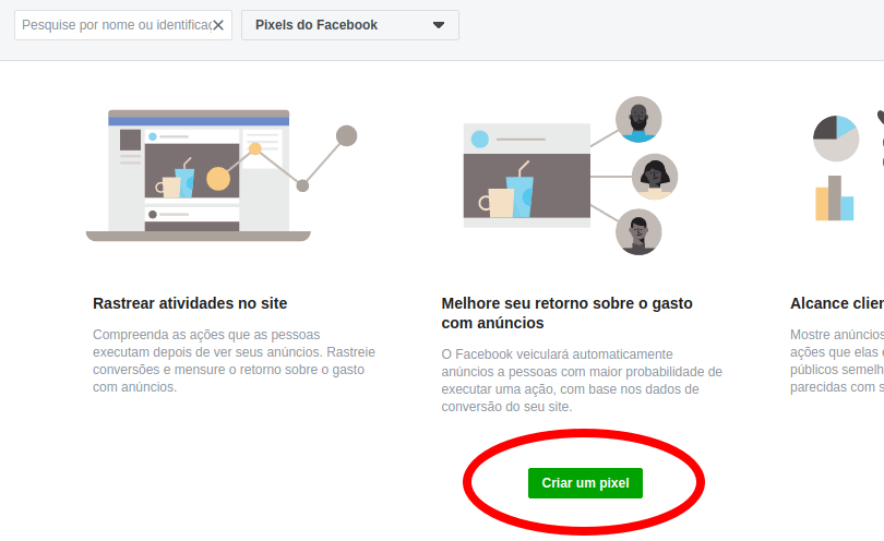 Criar um Pixel no Facebook