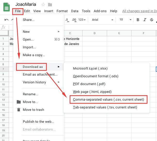 CSV 5