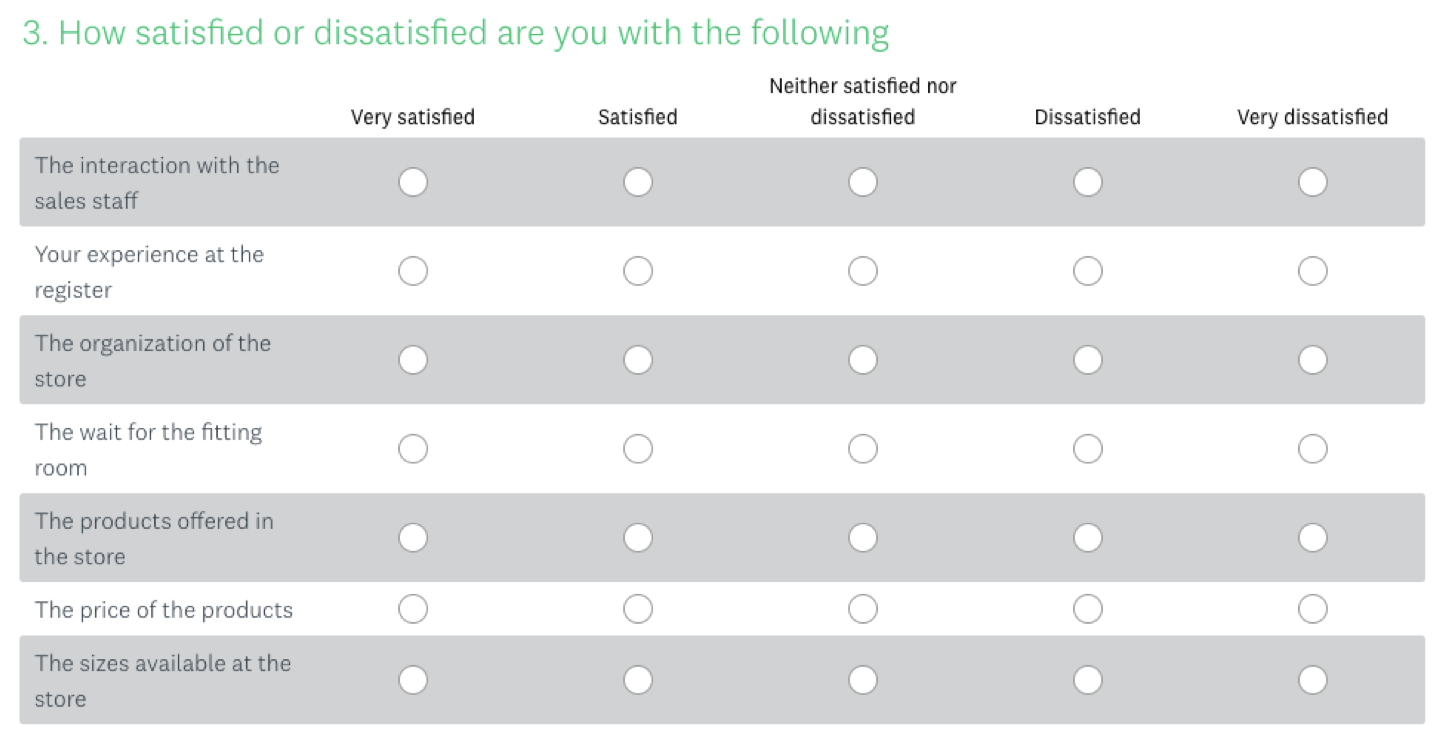 CSAT template