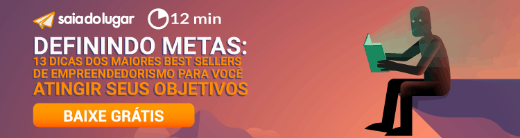 Banner de download para eBook gratuito de definição de metas.