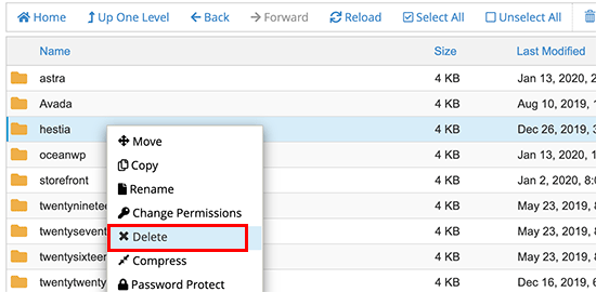 como desativar um tema no wordpress