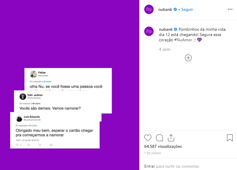 comunicação nubank