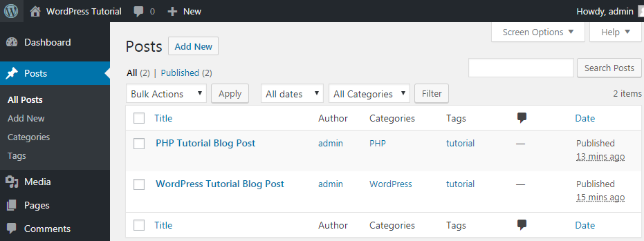 criar tema wordpress
