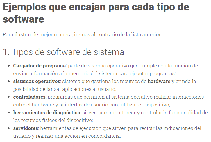 Exemplo do post "tipos de software"