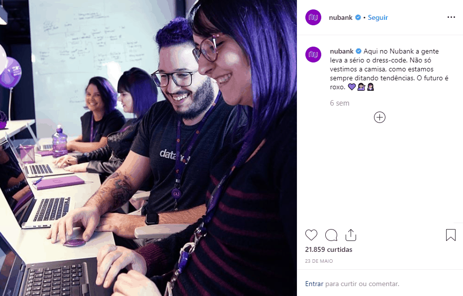 funcionários nubank