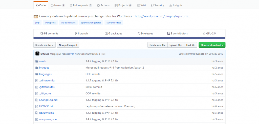 Repositório do github