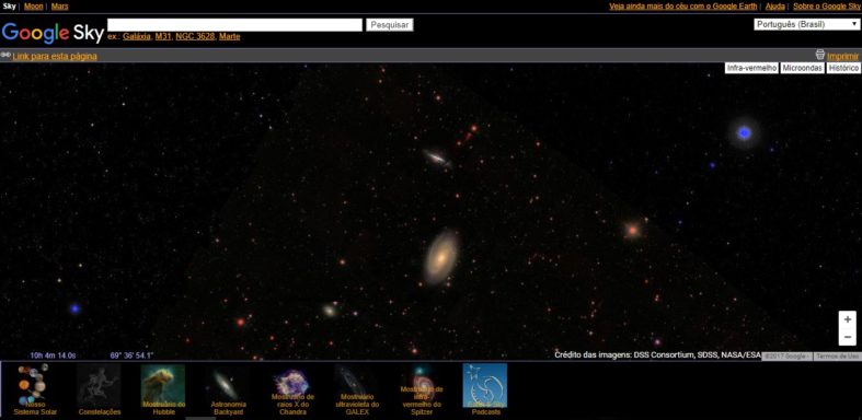 google sky