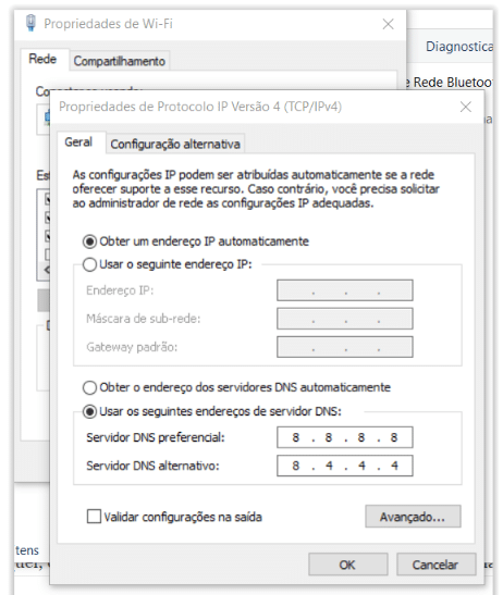 dns do google
