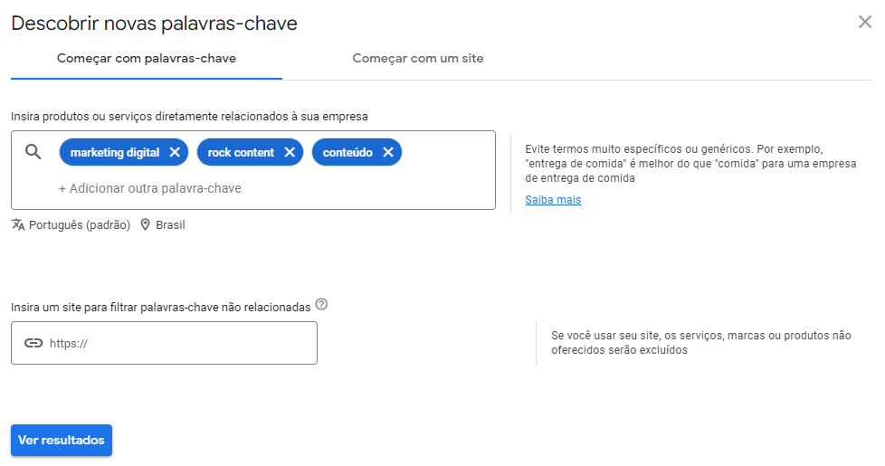 Saiba tudo o que o Keyword Planner do Google possui para seu negócio