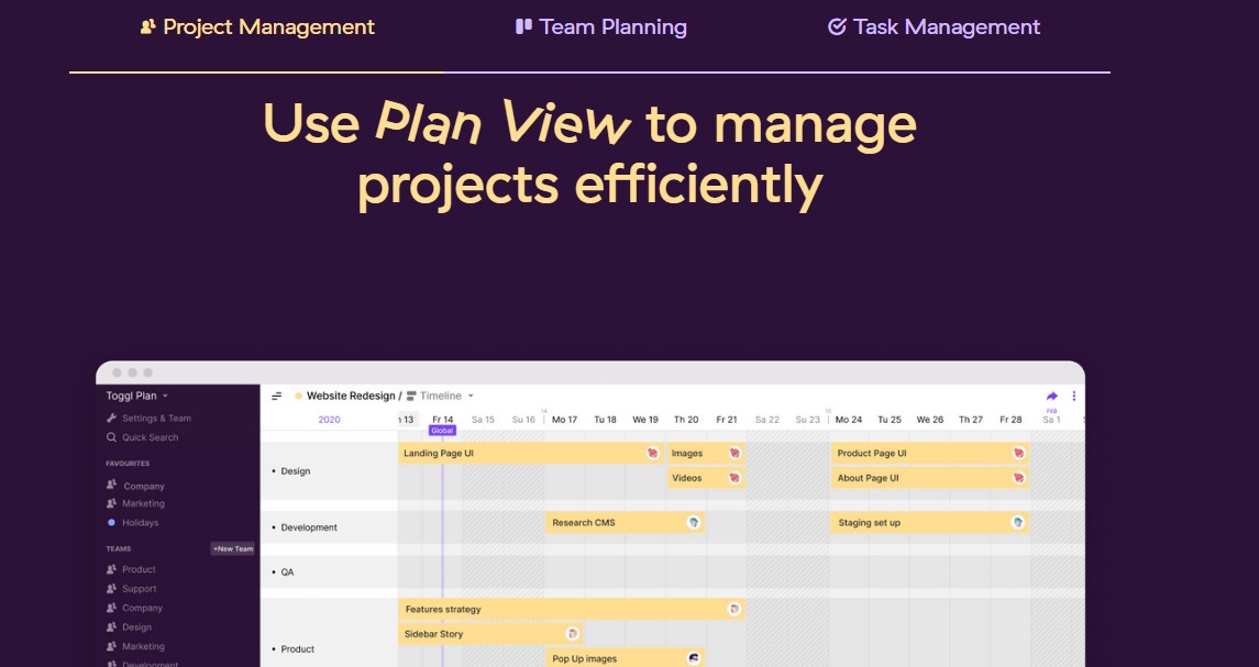 Toggl Plan