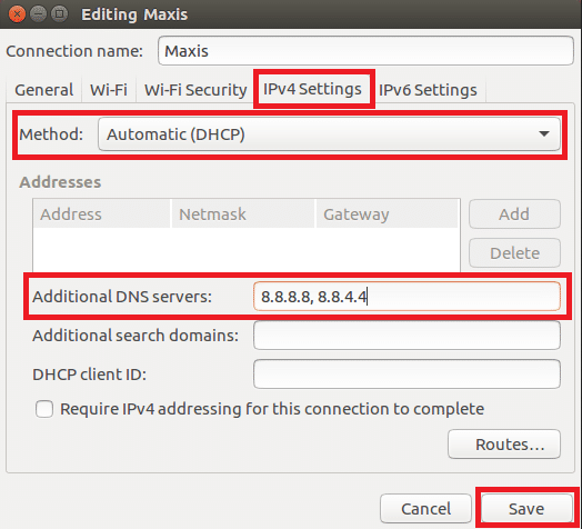 dns do google