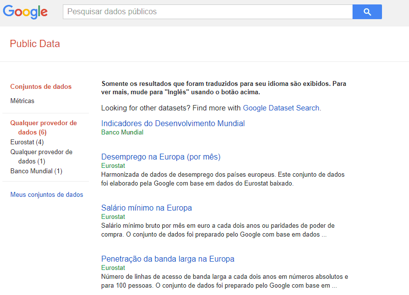 explorador de informação pública